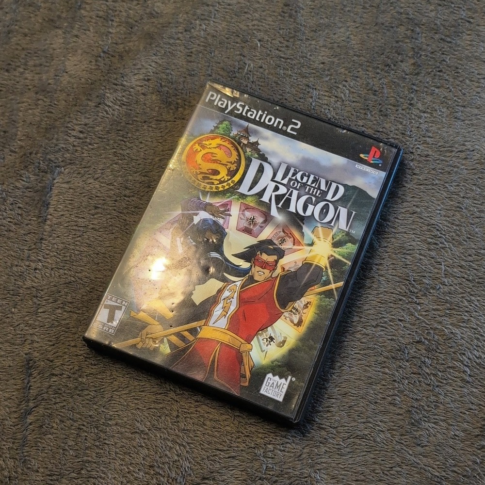 Legend of the Dragon Sony PlayStation 2 PS2 Fighting Game CIB Complete Manual
